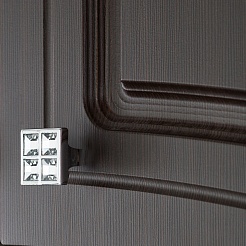 Водолей Пенал для ванной Адам 35 R венге – фотография-2